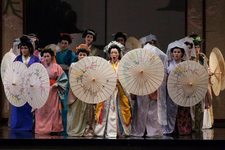 Imagen de Madama Butterfly en la Compañía Lírica Nacional de Costa Rica