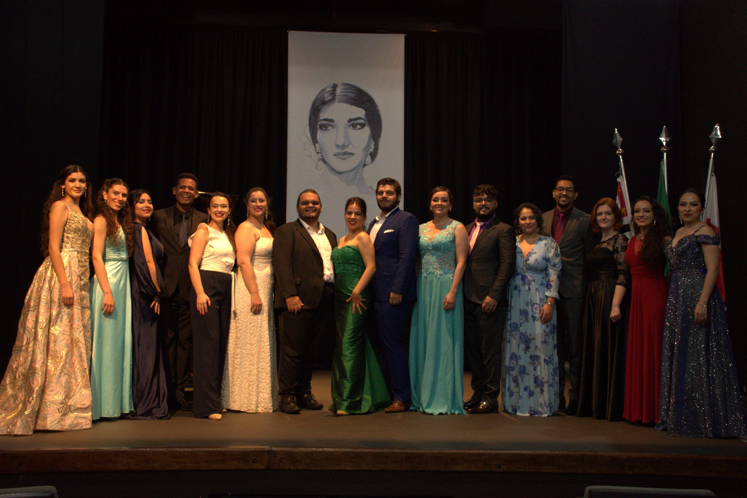 Imagen de los finalistas del 20° Concurso Brasileño de Canto Maria Callas