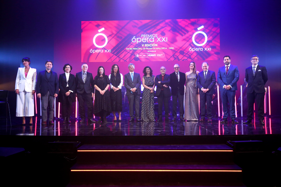 Imagen de la organización en los Premios Ópera XXI