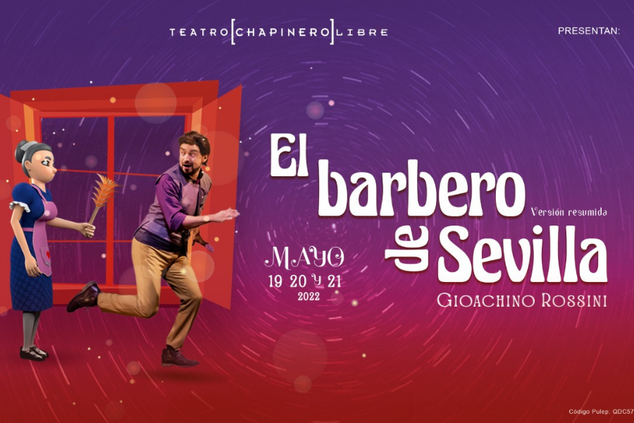 Imagen de la producción de Opera Quanta para la ópera El barbero de Sevilla